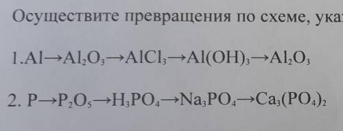 Укажите типы реакций вещества