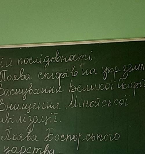 Врозтошуйте у правільній послідовності