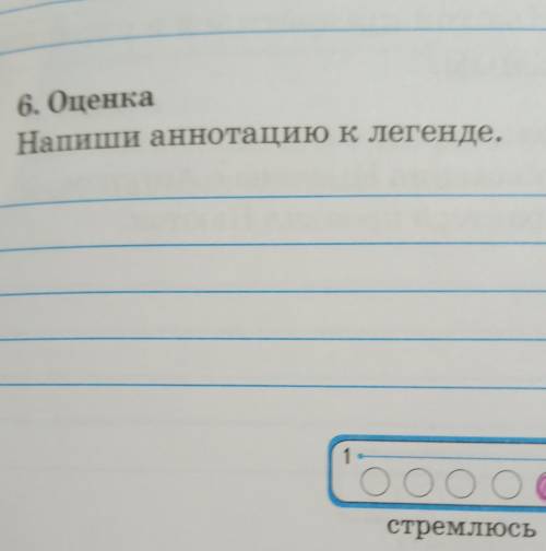 6. ОценкаНапиши аннотацию клегенде об аль Фараби