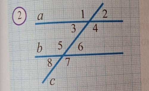 Будет ли а||b на рисунке 2, если угол 2 = углу 6?