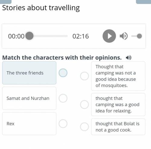 Stories about travellingmatch the charactersl
