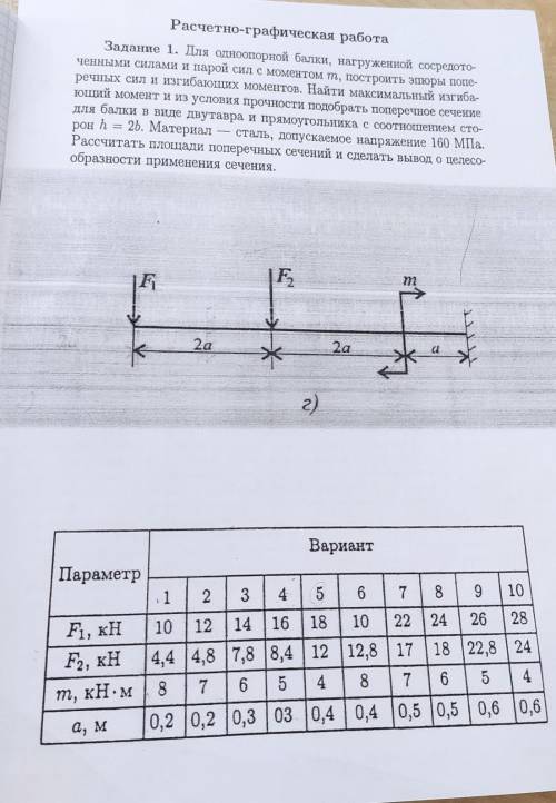 с технической механикой любой вариант