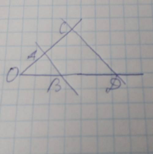 Дано: AB паралельно CD; AO=2см OB=4см AC=3см знайти: BD