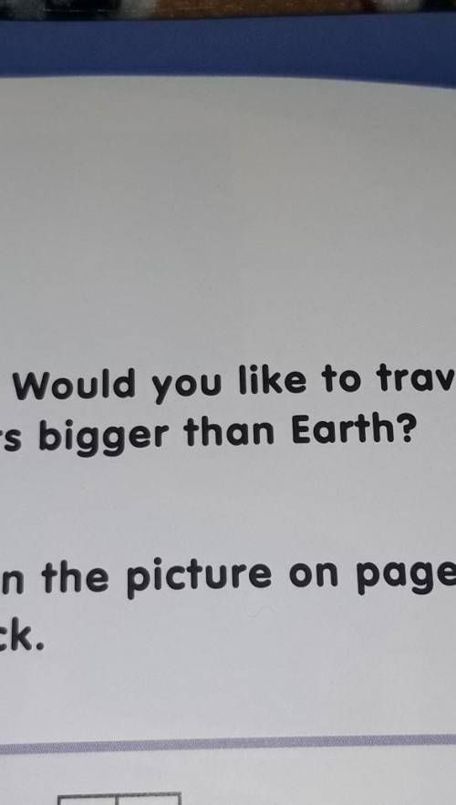 1.Look at picture. Would you like to travel into space?​