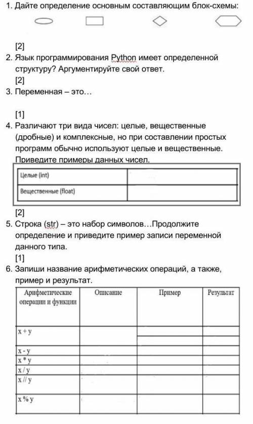 сделать СОР по информатике ​