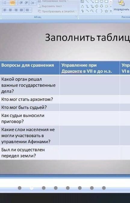 если что второе это Управление при Солоне в Vl в до н.э.