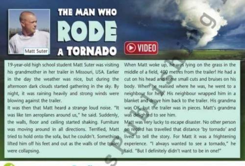 2. read the text again and mark the sentences (1-6) as true, false, doesn't say