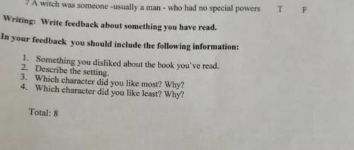 Write feedback about something you have read.