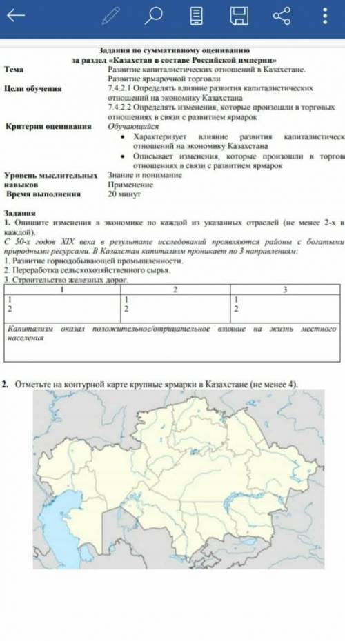 История Казахстана 7 класс