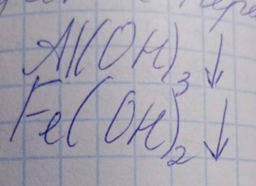 Записать уравнения полученных нерастворимых в воде основания.​