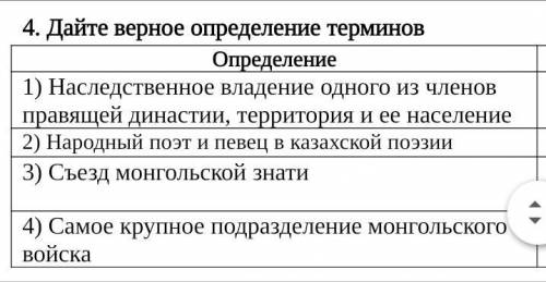 Дайте верное определение терминов ✨