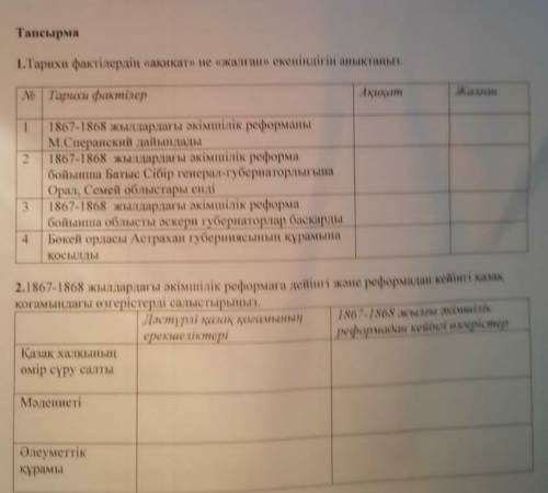История Казахстана Сор :)