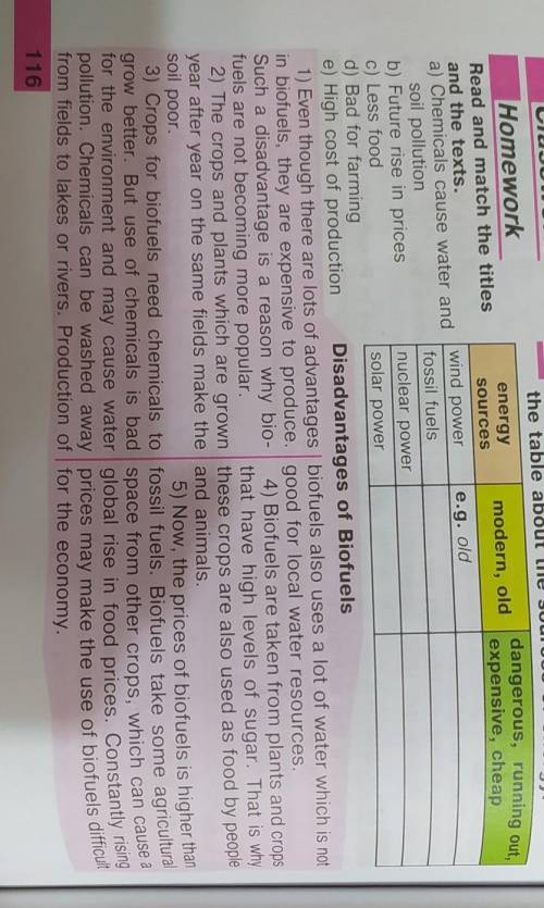 Read and match the titles and the texts 