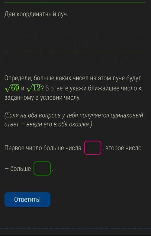 На прямой есть начало координат