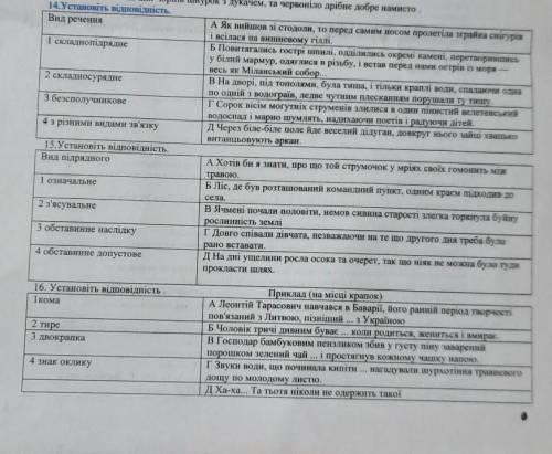 потрібно встановити відповідність