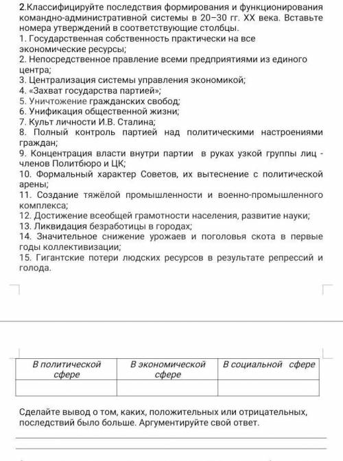 Сделайте вывод. Вывод и все