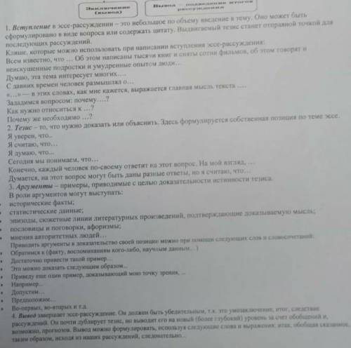 м делать эссе по картинке