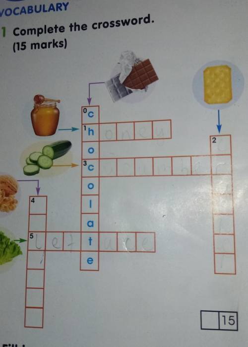 1 Complete the crossword.(15 marks) 