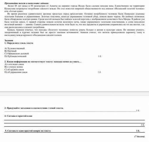 Составьте простой план СОЧ русский язык ответь