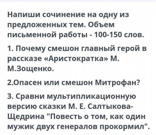 СОЧ ПО РУССКОЙ ЛИТЕРАТУРЕ!