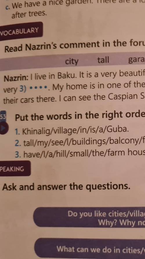 Khinaliq village in is a guba
