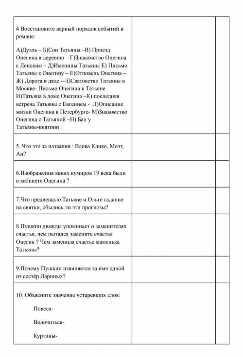 А.С.Пушкин Евгений Онегин ​