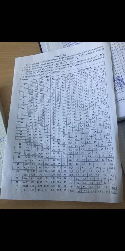 Энергосбережение, 9 вариант, 2 часть