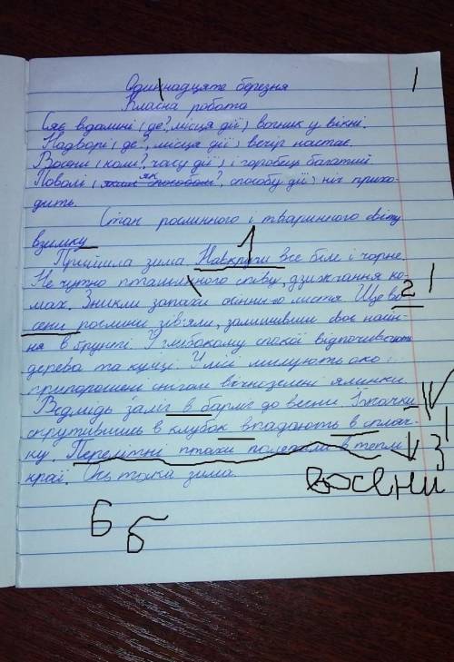 Чи справедливо поставлена оцінка учителем за написаний твір?​