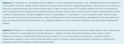 с биологией, задачи прикреплены