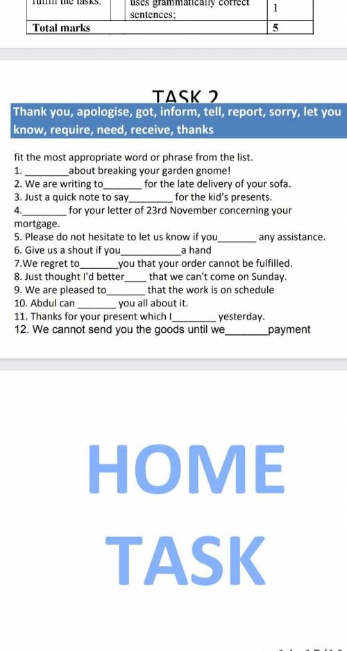 Fit the most appropriate word or phrase from the list. ​