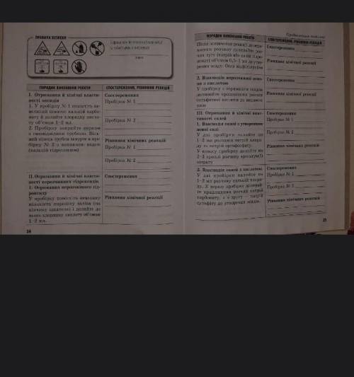 Практична робота √ 2 дослідження властивостей основних класів неорганічних сполук​