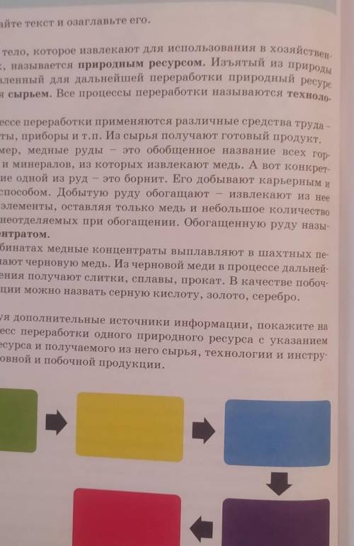 Прочитайте текст и озаглавьте его 