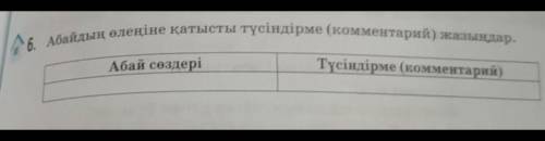 Абайдың сөздеріне қатысты түсіндірме (комментарий) жазыңдар. Көмектесіндершііііііііііііііііііііііі 