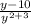 \frac{y - 10}{y {}^{2 + 3} }