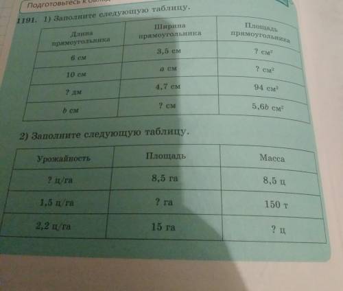 задание1)заполнате таблицу