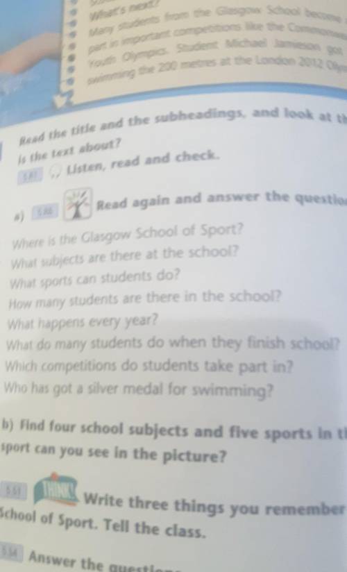 Read again and answer the questions EX.2 p.98