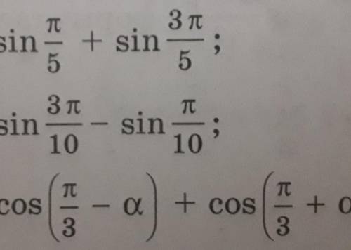 Sin x +sin ysin 2x+cos 4xsin x-cos ycos B -sin 6B