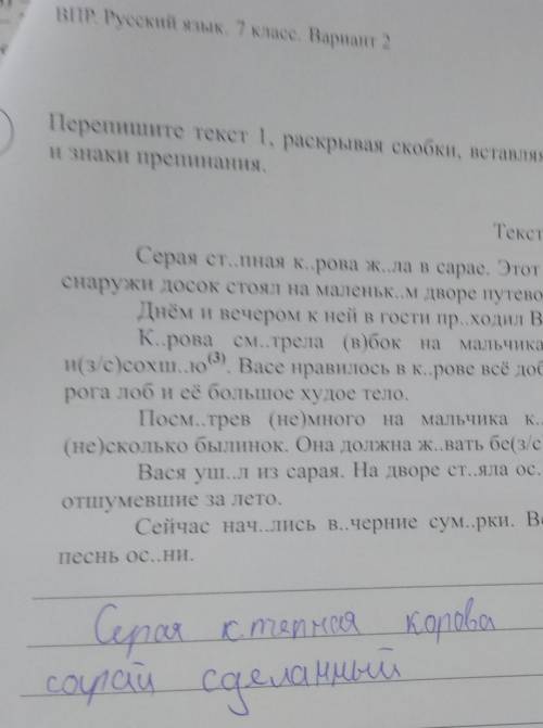 Серая степная корова жила в сарае​