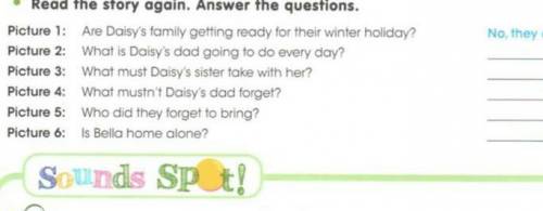 Read the story again Answer 
