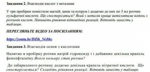 Складіть рівняння хімічної реакції