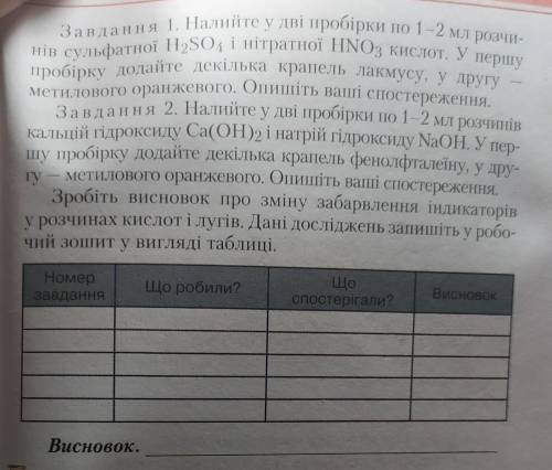 Лабораторний дослід 5 хімія 7 клас Савчин 