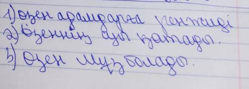 Жазылым. 5-тапсырма Суретті сөзбен жазып, сөйлемді толықтыр. Дополни предложения, вместо рисунки вст