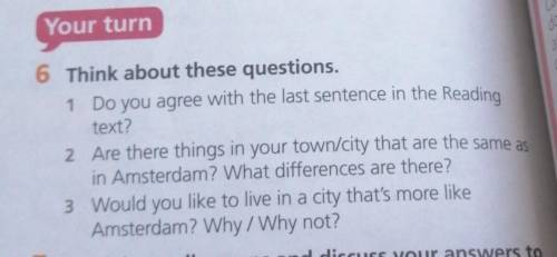 Think about these questions. P. 100. Ex 6. ! 