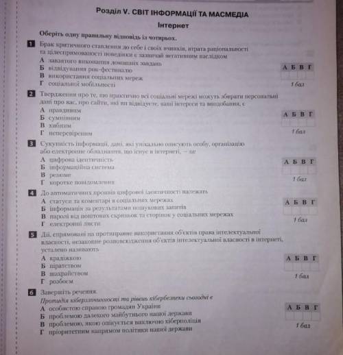 Треба виконати тести з громад освіти будь ласка
