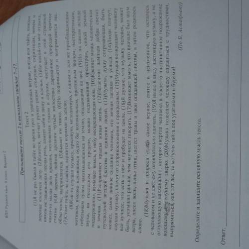 Быстрее определите основую мысль текста и запешите микротему 2-ого абзаца