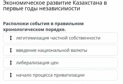 Расположи события в правильном хронологическом порядке. легитимизация частной собственностивведение 
