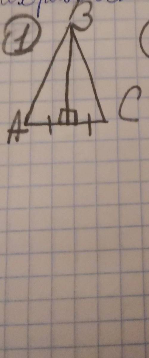 Найти на чертеже равные треугольники 