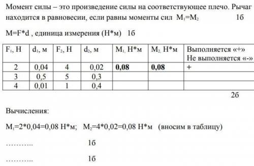 Момент-силы это произведение силы на соответствующее плечо. 