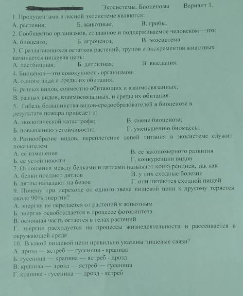Хотя бы несколько вопросов 