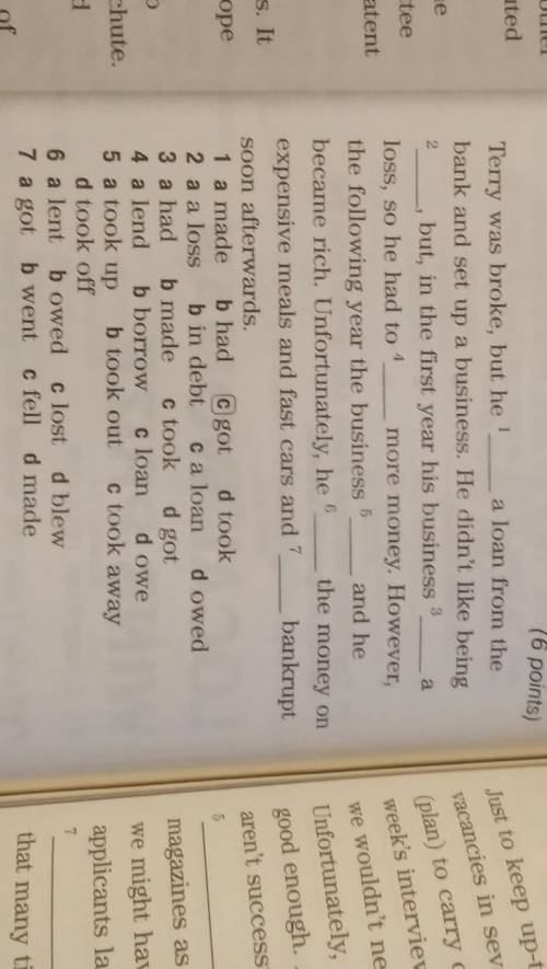 Choose the correct answer (a-d) 
